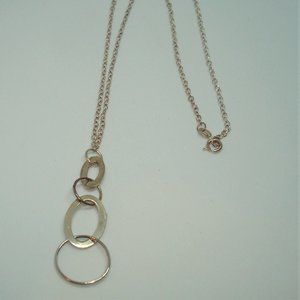 Sterling Silver 4 Circle Necklace